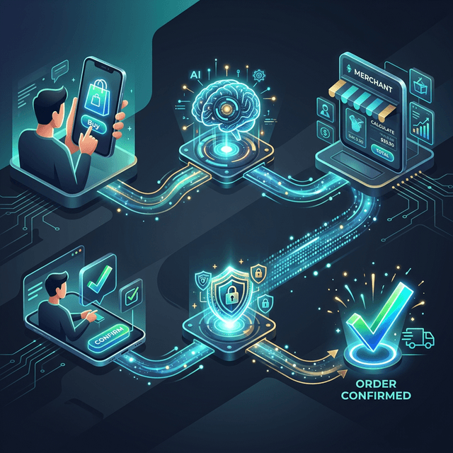 How the Agentic Commerce Protocol works — from purchase intent to secure payment
